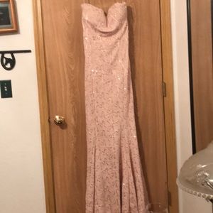 Gorgeous rose gold dress